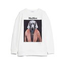 マックスマーラ Max Mara Bacco Cotton Sweatshirt With Wegman Print 2421926011650002 Wome...