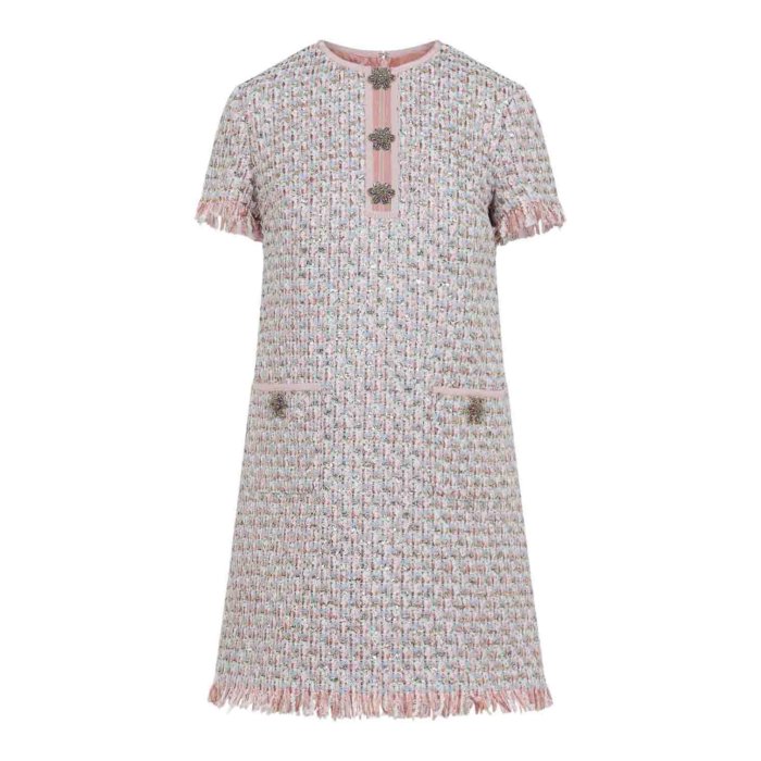 ヴァレンティノ Valentino Garavani Embroidered Dress 7B3VADW59E5M12 Women ワンピース・ドレス・オールインワン Multicolour 42 40 【送料無料・関税込】