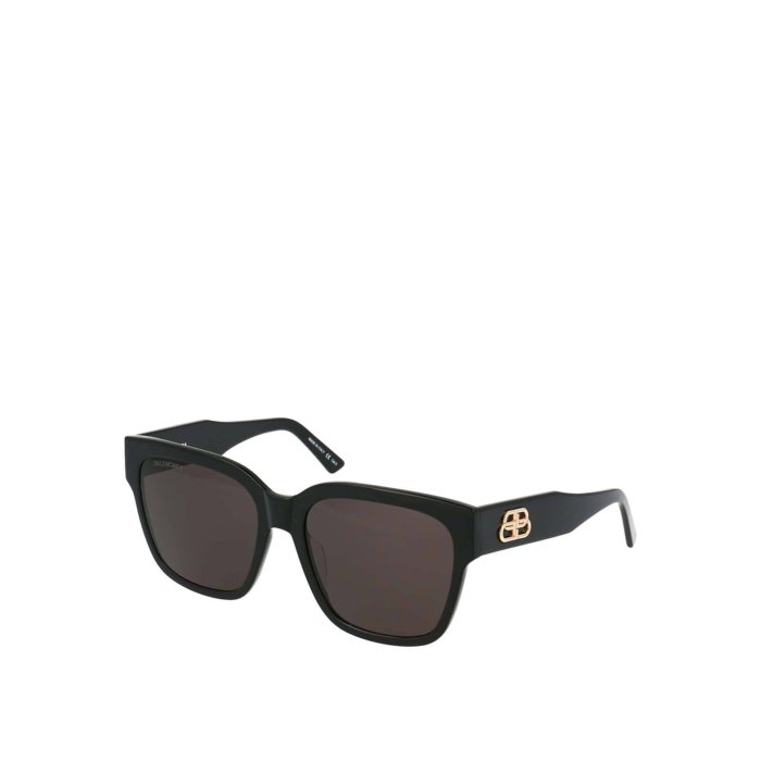 バレンシアガ Balenciaga D-Frame black sunglasses その他 Black 55 BB0056S001 【送料無料・関税込】