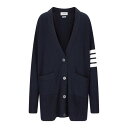 トム・ブラウン Thom Browne Cardigan FKC402AY1002415 Women ニット・セーター・カーディガン Blue 40 42 【送...