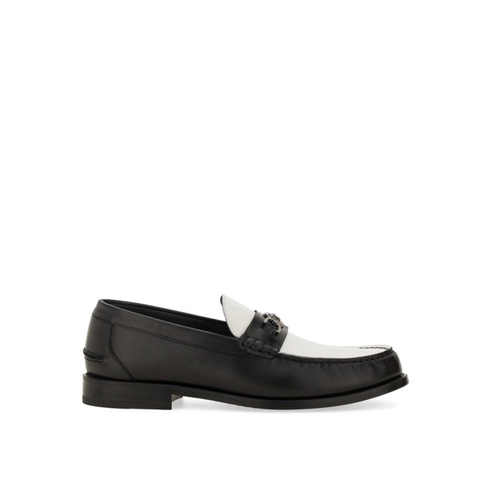 VERSACE ヴェルサーチェ メンズ ローファー 10135921A112921B00B Moccasin Medusa 95 White 41 43 40 42 45 44 【送料無料・関税込】