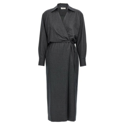 ブルネロ・クチネリ Brunello Cucinelli Wallet chemisier dress ME226A5395C004 Women ワンピース・ドレス・オールインワン Gray L M S 【送料無料・関税込】 ブルネロ・クチネリ Brunello Cucinelli Wallet chemisier dress ME226A5395C004 Women ワンピース・ドレス・オールインワン Gray L M S 【送料無料・関税込】