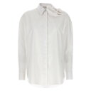 アレキサンダー・マックイーン Alexander McQUEEN DRAPED DETAIL SHIRT ウィメンズ ウェア トップス シャツ・ブラウス Whi...