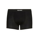ディースクエアード Dsquared2 Logo-Waistband Boxers D9LC6558000112 Men アンダーウェア Black S 【送料...