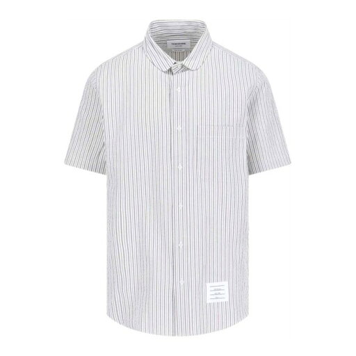 トム・ブラウン Thom Browne Striped shirt その他 White 00 1 男性 MWS314AF0586045 【送料無料・関税込】 トム・ブラウン Thom Browne Striped shirt その他 White 00 1 男性 MWS314AF0586045 【送料無料・関税込】
