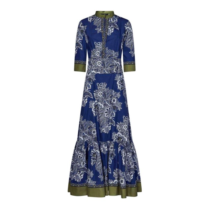 エトロ ETRO Long Blue Dress In Cotton Poplin WRHA001599SP528X0883 Women ワンピース・ドレス・オールインワン Blue 40 44 【送料無料・関税込】