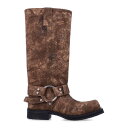 アクネ ストゥディオズ Acne Studios Flat shoes ウィメンズ シューズ ブーツ RUST BROWN 37 38 39 40 女性 AD0...