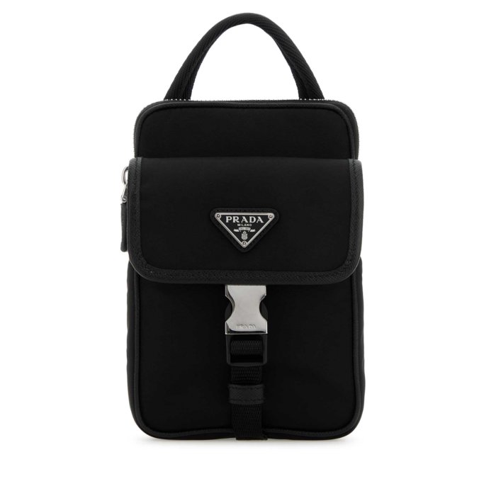 【楽天ブラックフライデー最大80%OFF+P2倍~】Prada プラダ メンズ テックアイテム 2ZH1942DMHF0002 Black Re-Nylon p...