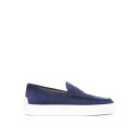 トッズ Tod's Slipper loafers XXM03E00640RE0U820 Men ローファー Blue 10 【送料無料・関税込】