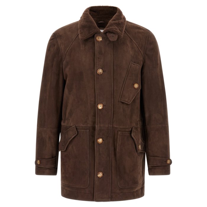 Brunello Cucinelli ブルネロ・クチネリ メンズ コート MPSTR2056C4255 Parka model sheepskin jacket...