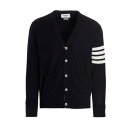 トム・ブラウン Thom Browne MERINO WOOL CARDIGAN メンズ ウェア トップス ニット・セーター・カーディガン Blue 1 2 3...