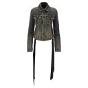 バレンシアガ Balenciaga 'Lace Up' denim jacket 831697TSW671441 Women カジュアルジャケット・ベスト Gr...