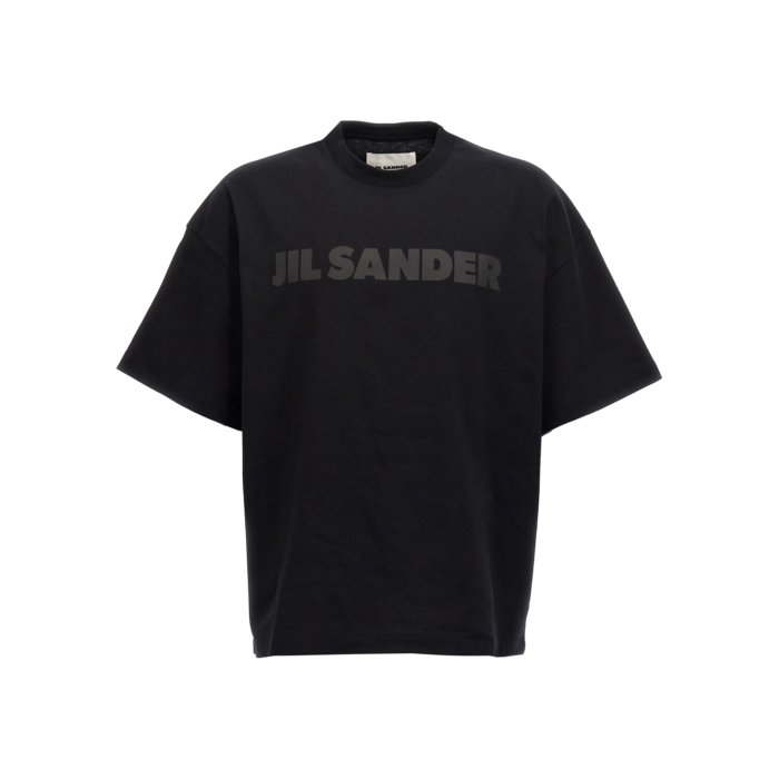 乐天商城 - Jil Sander ジルサンダー メンズ Tシャツ・カットソー J21GC0168J20243001 Logo print T-shirt Black M S L XL XS 2XL 3XS 【送料無料・関税込】
