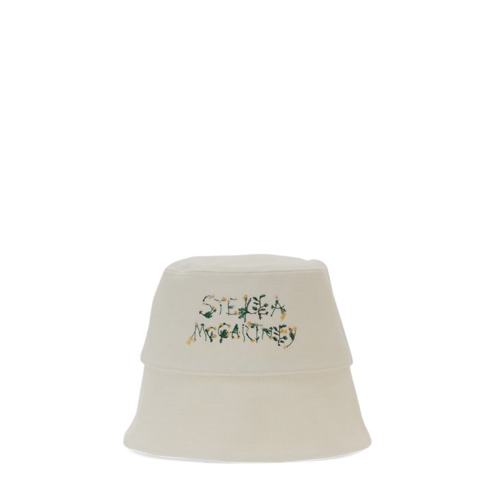 【楽天スーパーセール 最大80%OFF+P2倍~】Stella McCartney ステラ マッカートニー レディース 帽子 900453WP01651830 BUCKET HAT WITH LOGO WHITE 58 57 【送料無料・関税込】