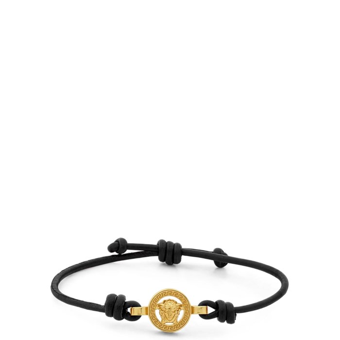 VERSACE ヴェルサーチェ メンズ ブレスレット 10196681A006371B00V 'Medusa '95' bracelet Black onesize 【送料無料・関税込】