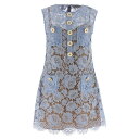 self-portrait セルフ・ポートレイト レディース ワンピース・ドレス・オールインワン SS25044SBLBLUE 'Blue Fine Lace ...