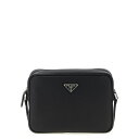 Prada プラダ メンズ ハンドバッグ・ショルダーバッグ 2VH189VOOO2BBEF0002 Leather shoulder strap Black o...