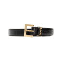 サンローラン Saint Laurent Saint Laurent Belts Black 554465AACUZ2053 Women ベルト・サスペンダー ...