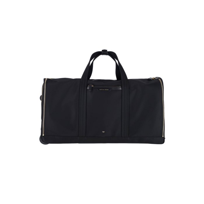 ANYA HINDMARCH ���˥䡦�ϥ���ɥޡ��� ��ǥ����� �ӥ��ͥ����ȥ�٥�Хå� 193498BLACK Travel bag Black onesize ������̵�������ǹ���