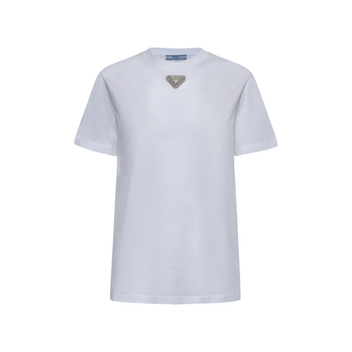 プラダ♦Tシャツ カットソー 半袖 人気 ブランド セール 楽天市場】プラダ(サイズ(S/M/L)M)(Tシャツ・カットソー