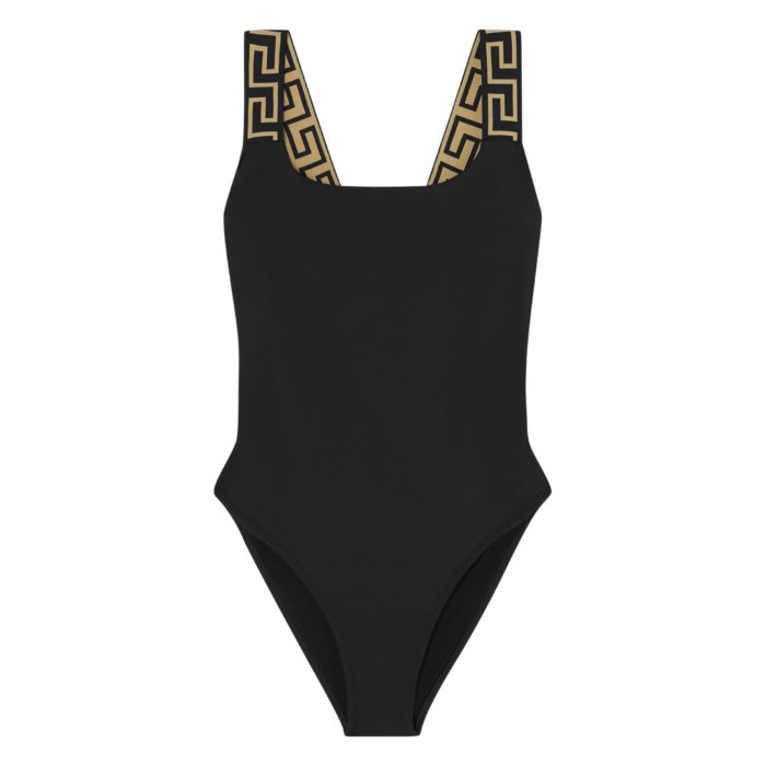 륵 VERSACE Versace Sea clothing Black 10181651A111191B000 Women ...
