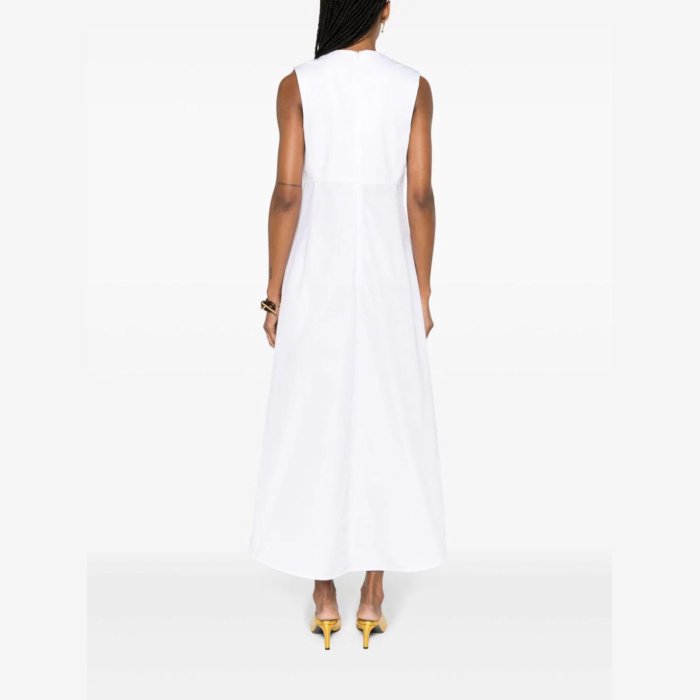 ジルサンダー Jil Sander Midi Dress J02CT0353J45002100 Women ワンピース・ドレス・オールインワン White 38 【送料無料・関税込】