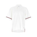 トム・ブラウン Thom Browne 'RUGBY' POLO SHIRT メンズ ウェア トップス ポロシャツ White 1 2 3 4 5 男性 MJP...