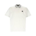 ヴェルサーチェ VERSACE T-shirts and Polos メンズ ウェア トップス ポロシャツ WHITE+ANTRACHITE L M S XL ...