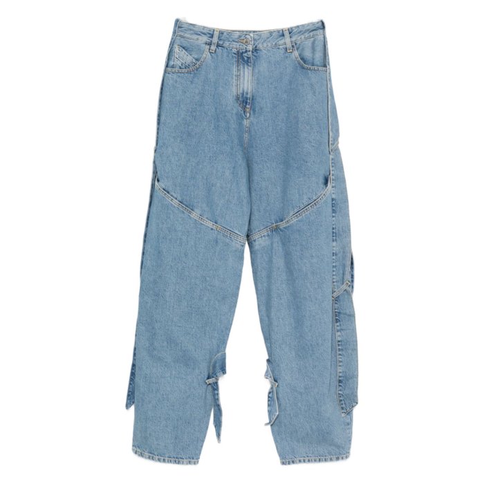 乐天商城 - THE ATTICO ジ・アティコ レディース ジーンズ 260WCP00279DDD116AA024 The Attico Jeans Clear Blue Blue and green 25 26 27 【送料無料・関税込】