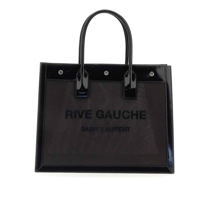 サンローラン Saint Laurent Bag Rive Gauche Small ウィメンズ バッグ トートバッグ Black ONESIZE 女性 743153FABXI1000 【送料無料・関税込】