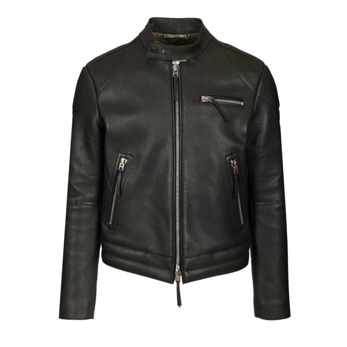 TOM FORD トムフォード メンズ レザー&ファージャケット・コート LXI012LMG030LB999 Biker in full grain leath...