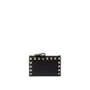 ヴァレンティノ Valentino Garavani Rockstud Card Case ウィメンズ アクセサリー 財布・カードケース Black ONESI...