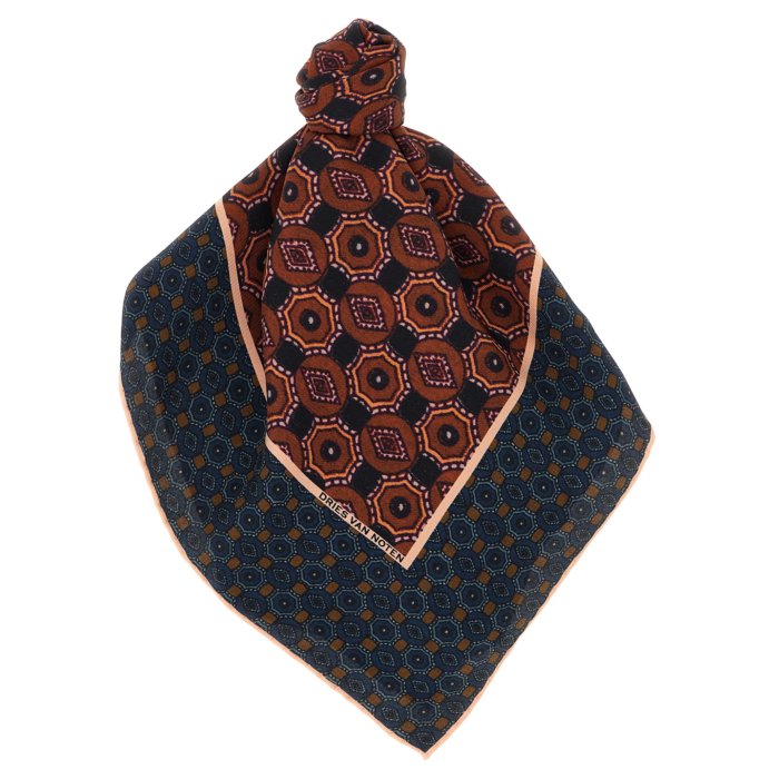 DRIES VAN NOTEN マフラー ボルドー✖️ネイビー✖️ブラック 楽天市場】ドリスヴァンノッテン(マフラー・スカーフ|バッグ