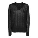 エトロ ETRO Crewneck メンズ ウェア トップス ニット・セーター・カーディガン Black L 男性 1N99296802 【送料無料・関税込】