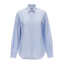 モスキーノ MOSCHINO Embroidered Shirt 022705322303 Women シャツ・ブラウス Light Blue 46 42 44...