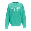 スポーティアンドリッチ Sporty & Rich 'Health Club' sweatshirt CR855FTFADEDTEAL Women スウェット・...