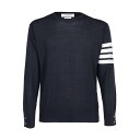 トム・ブラウン Thom Browne 4-Bar wool jumper MKA002A00014415 Men ニット・セーター・カーディガン Dark Blue 1 3 2 【送料無料・関税込】