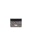 【楽天スーパーセール 最大75%OFF+P2倍】Dolce & Gabbana ドルチェガッバーナ メンズ 財布・カードケース BP0330AJ70589875 Leather card holder Black onesize 【送料無料・関税込】
