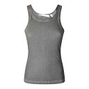 ヘルムートラング Helmut lang Top O10HW506Q14 Women タンクトップ・キャミソール Grey XS S 【送料無料・関税込】
