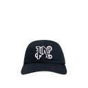 パームエンジェルス Palm Angels Monogram Cap PWLB031C99FAB0021001 Women 帽子 Black onesize 【...