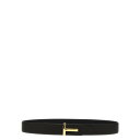 トムフォード TOM FORD BUCKLE LOGO REVERSIBLE BELT メンズ アクセサリー ベルト・サスペンダー Multicolor Bla...