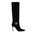バルマン Balmain Eva High Stiletto Heel Boots ウィメンズ シューズ ブーツ Black 37 39 40 女性 DN1TA...