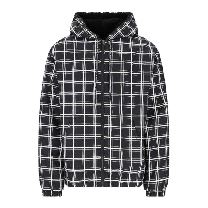 Marni マルニ メンズ ダウンジャケット・コート JUMU0148U1UTN909BCN99 Checked padded down jacket Black 50 【送料無料・関税込】