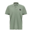 ストーンアイランド STONE ISLAND LOGO BADGE POLO SHIRT メンズ ウェア トップス ポロシャツ Green L M XL 2XL 男性 K1S1522002SCS0018V0055 【送料無料・関税込】(4)