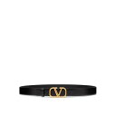 ヴァレンティノ Valentino Garavani Buckle Belt H 30 Nero メンズ アクセサリー ベルト・サスペンダー Black 105...