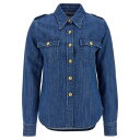 ヴァレンティノ Valentino Garavani DENIM SHIRT ウィメンズ ウェア トップス シャツ・ブラウス Blue IT40 IT42 IT...