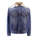 Maison Margiela メゾン マルジェラ メンズ カジュアルジャケット・ベスト S67AM0061STZ092962 Denim jacket wit...