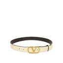 ヴァレンティノ Valentino Garavani Belt H 30 Vlogo Signature ウィメンズ アクセサリー ベルト・サスペンダー Whi...