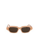 【楽天スーパーセール 最大75%OFF+P2倍】LOEWE ロエベ レディース サングラス・アイウェア LW40157U72E Slim Sunglasses Nude & Neutrals 51 【送料無料・関税込】(4)
