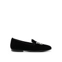 パームエンジェルス Palm Angels Logo-Embroidered Loafers ウィメンズ シューズ ローファー Black 39 36 38 女...